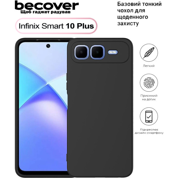 Фото - Чехол для смартфона BeCover for Infinix Smart 10 Plus (X6725B) Black (713764)