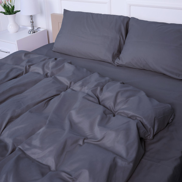 Фото - Комплект постельного белья MirSon №19-0000 Monument Mikrosatin Premium 2 x 143 x 210 см (2200007235513)