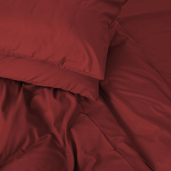 Фото - Наволочка MirSon №19-1655 Garnet Mikrosatin Premium 70х70 см (2200007236800)