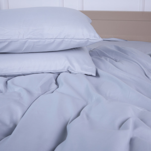 Фото - Комплект постельного белья MirSon №14-4102 Glacier Gray Mikrosatin Premium 220х240 см (2200007230280)