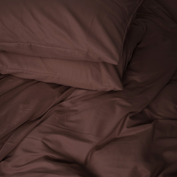 Фото - Комплект постельного белья MirSon №19-1230 Friar Brown Mikrosatin Premium 200х220 см (2200007236107)