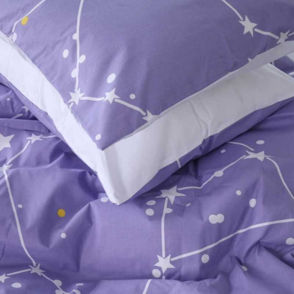 Фото - Комплект постельного белья детский MirSon 110х140 см Ranforce Elite 17-4742 Constellation (2200008929534)