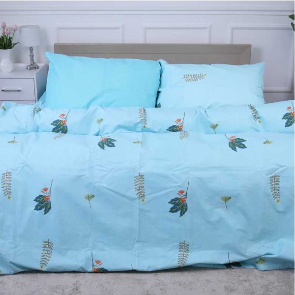 Фото - Комплект постельного белья детский MirSon 110х140 см Ranforce Elite 17-4736 Green leaves (2200008926410) Фото - Комплект постельного белья детский MirSon 110х140 см Ranforce Elite 17-4736 Green leaves (2200008926410)