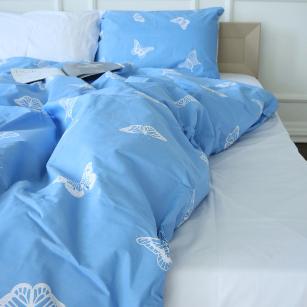 Фото - Наволочка MirSon Бязь 17-4752 Butterflies 60х60 см (2200008934385)