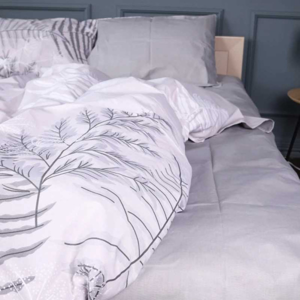 Фото - Комплект постельного белья детский MirSon 110х140 см 17-0815 Silver Branches Ranforce Elite (2200011496696)