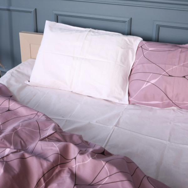 Фото - Наволочка MirSon 70х70 см 17-0810 Accents pink Бязь (2200011493848)