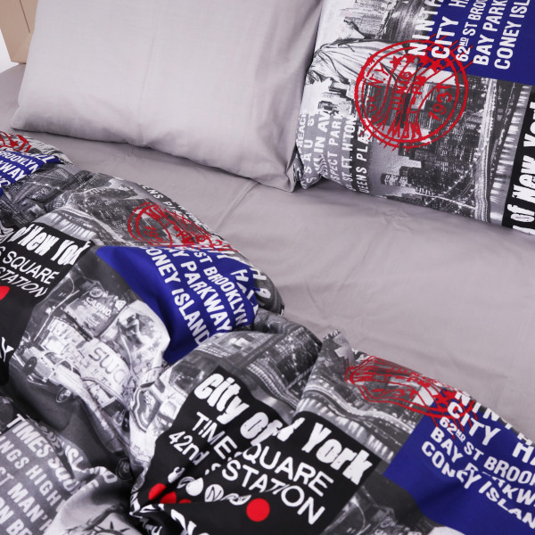 Фото - Наволочка MirSon Бязь 17-0034 Celeste 40x60 см (2200001402553)