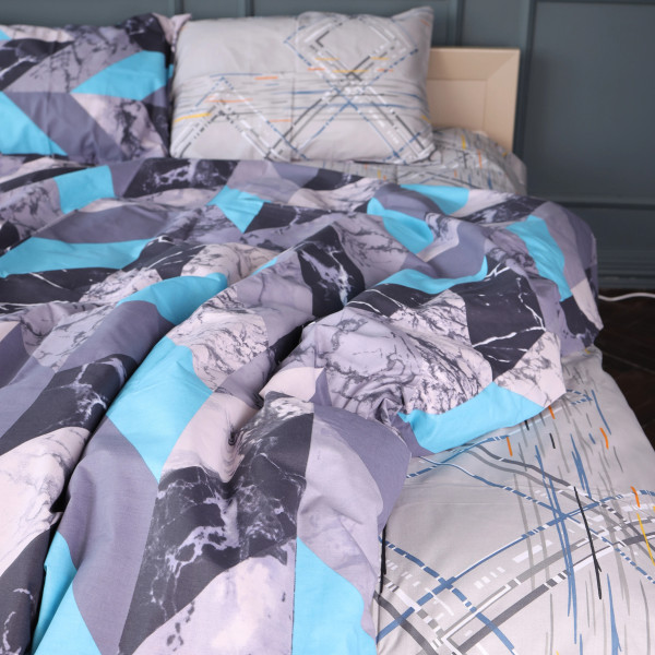 Фото - Наволочка MirSon Ranforce Elite 17-0853 Graphitea 70х70 (2200011703985)