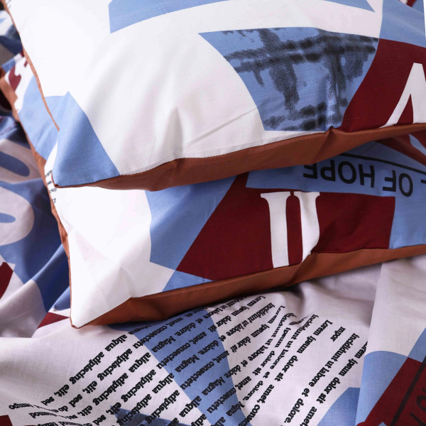 Фото - Наволочка MirSon Ranforce Elite 17-0535 Peggy 60x60 см (2200004614830)