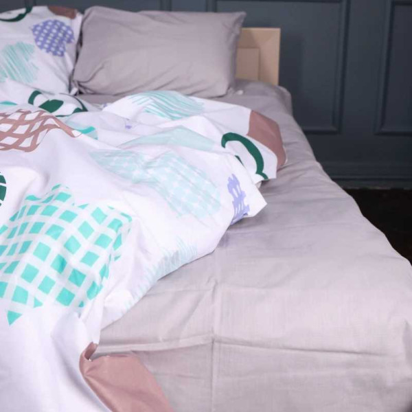 Фото - Комплект постельного белья детский MirSon Бязь 17-0533 Hearts 110х140 (2200003784497)