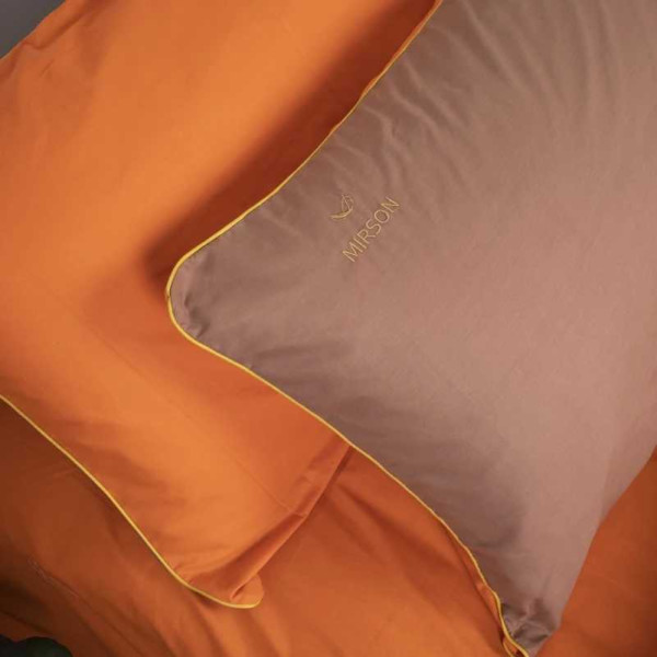 Фото - Комплект постельного белья детский MirSon Ranforce Elite Corner "Evelina" (13-1027 + 15-1511) 110х140 см (2200008400446)