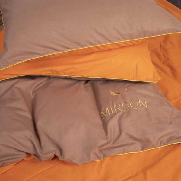 Фото - Комплект постельного белья детский MirSon Ranforce Elite Corner "Evelina" (13-1027 + 15-1511) 110х140 см (2200008400446)