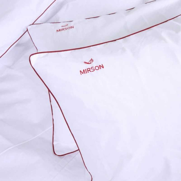 Фото - Комплект постельного белья детский MirSon Ranforce Elite Corner 11-2107 "White" 110х140 см (2200008400484)