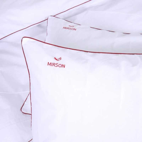 Фото - Комплект постельного белья детский MirSon Ranforce Elite Corner 11-2107 "White" 110х140 см (2200008400484)