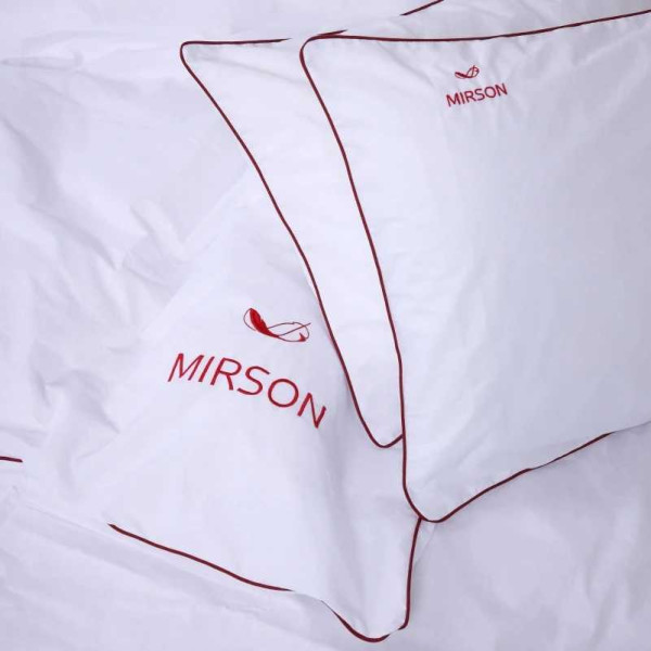 Фото - Комплект постельного белья детский MirSon Ranforce Elite Corner 11-2107 "White" 110х140 см (2200008400484)