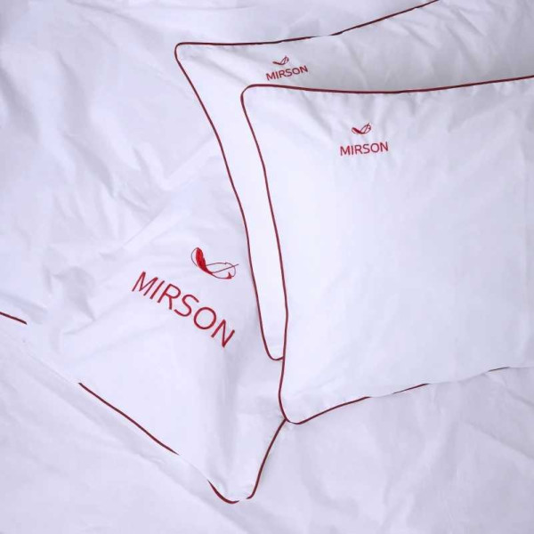 Фото - Комплект постельного белья детский MirSon Ranforce Elite Corner 11-2107 "White" 110х140 см (2200008400484)