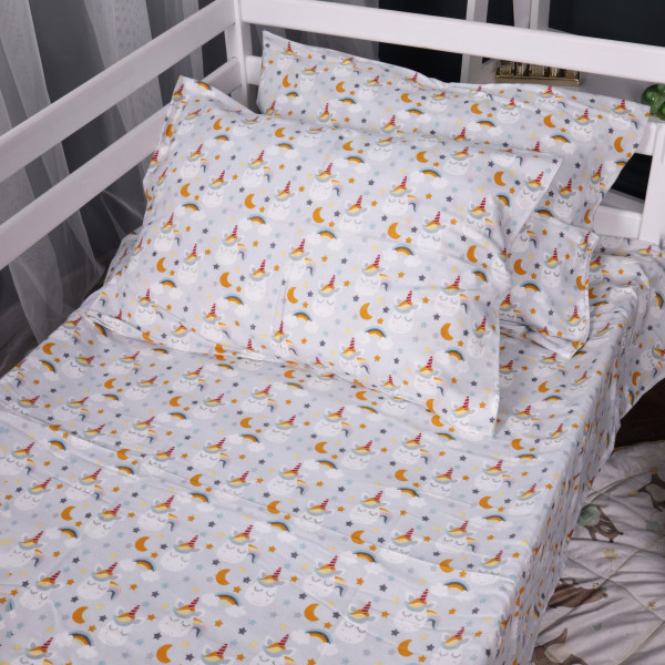 Фото - Наволочка MirSon Фланель 018 Unicorn 60х60 см (2200009656149)