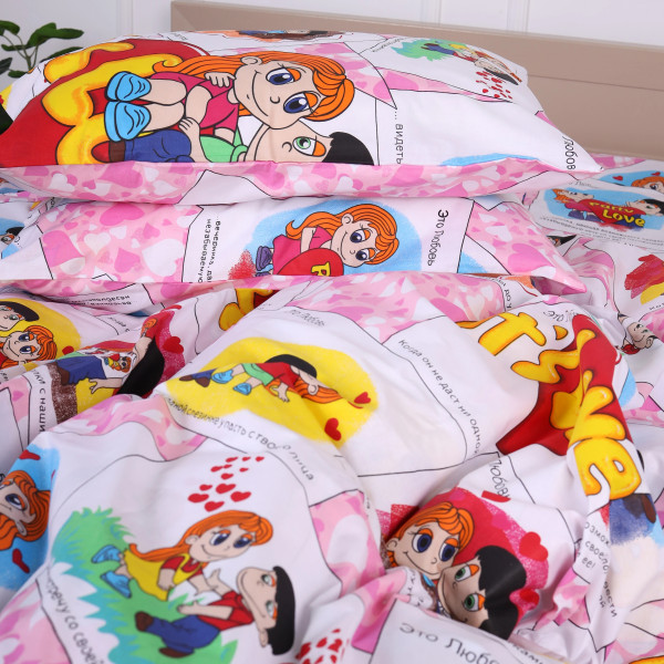 Фото - Наволочка MirSon Бязь 17-0109 Love 40х60 см (2200001608474)