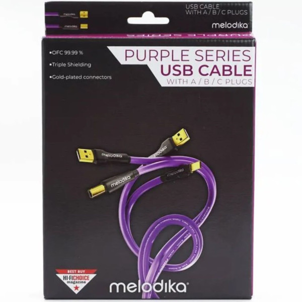 Фото - Кабель USB type A - USB type B Melodika USB 2.0 cable type A/B, 1,5m (MDUAB15)
