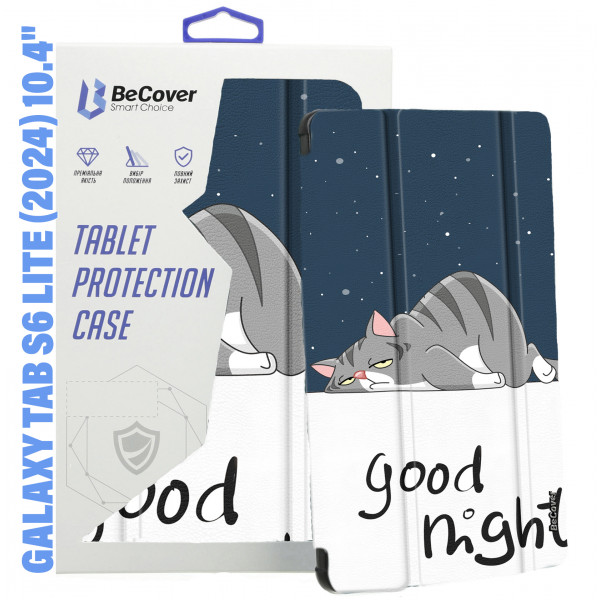 Фото - Чехол для планшета BeCover Smart Case for Samsung Galaxy Tab S6 Lite (2024) 10.4" P620/P625/P627 Good Night (710829)