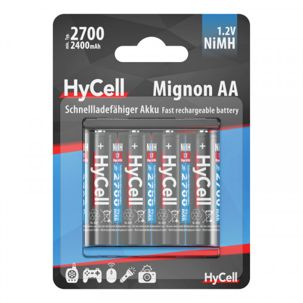 Фото - Аккумулятор тип AA Ansmann AA 4 X 2700 mAh NiMH 1.2V (5030682) Фото - Аккумулятор тип AA Ansmann AA 4 X 2700 mAh NiMH 1.2V (5030682)