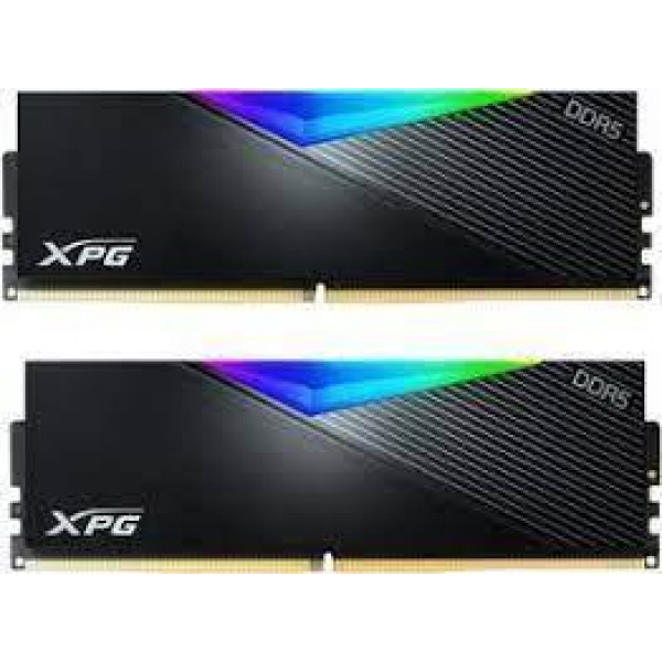 Фото - Память DDR ADATA DDR5-6400 32GB K2 XPG Lancer RGB Black (AX5U6400C3216G-DCLARBK)