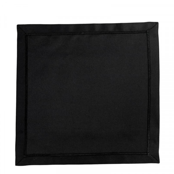 Фото - Салфетка для сервировки Прованс Kelly черная 40х40 см (032892)