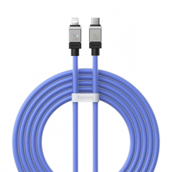 Фото - Кабель Baseus CoolPlay Series Type-C to Lightning 20W 2 m Blue (CAKW000103) Фото - Кабель Baseus CoolPlay Series Type-C to Lightning 20W 2 m Blue (CAKW000103)