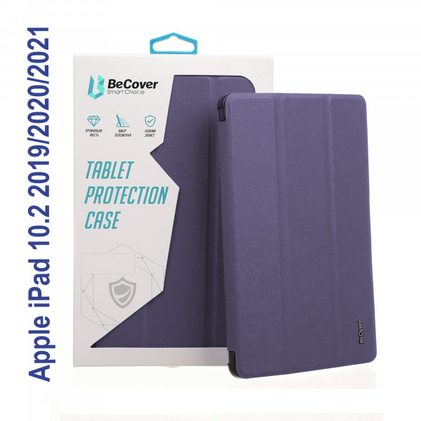 Фото - Чехол для планшета BeCover Soft Edge с креплением Apple Pencil for Apple iPad 10.2 2019/2020/2021 Purple (706816)