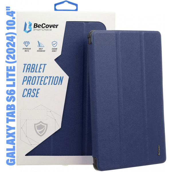 Фото - Чехол для планшета BeCover Soft Edge for Samsung Galaxy Tab S6 Lite (2024) 10.4" P620/P625/P627 Deep Blue (710837)
