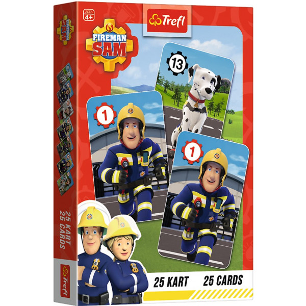 Фото - Настольная игра (5-7 лет) Trefl "Пожарный Сэм 2" (25 карт) (8505)