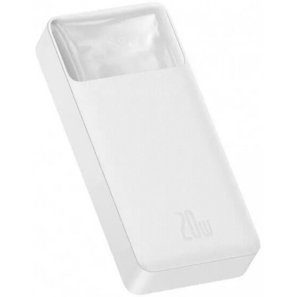 Фото - Батарея мобильная Baseus Bipow 20000mAh 20W White (PPBD050302)