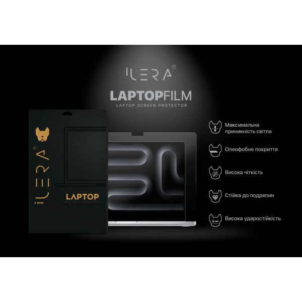 Фото - Защитная пленка для ноутбука ILera MacBook screen protector Pro 16" (iLMBPR16)