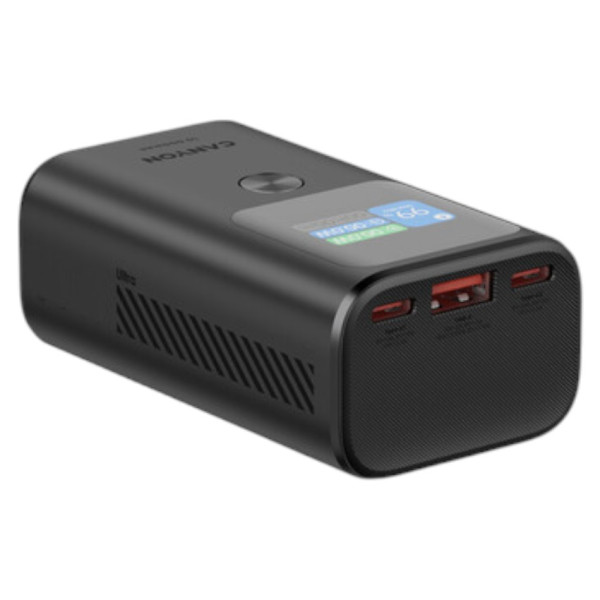 Фото - Батарея мобильная Canyon OnPower 130 TFT 10000 mAh PD30W Dark Grey (CNS-CPB130DG)