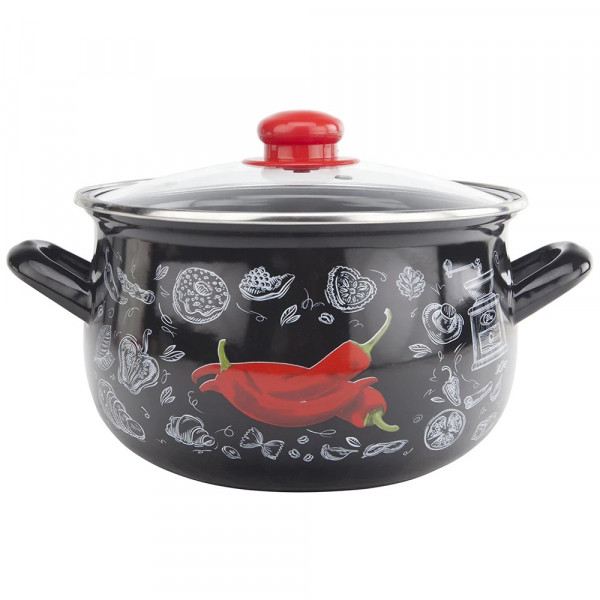 Фото - Кастрюля Gusto GT-T-124-P Перчинка 24 см 5.7 л