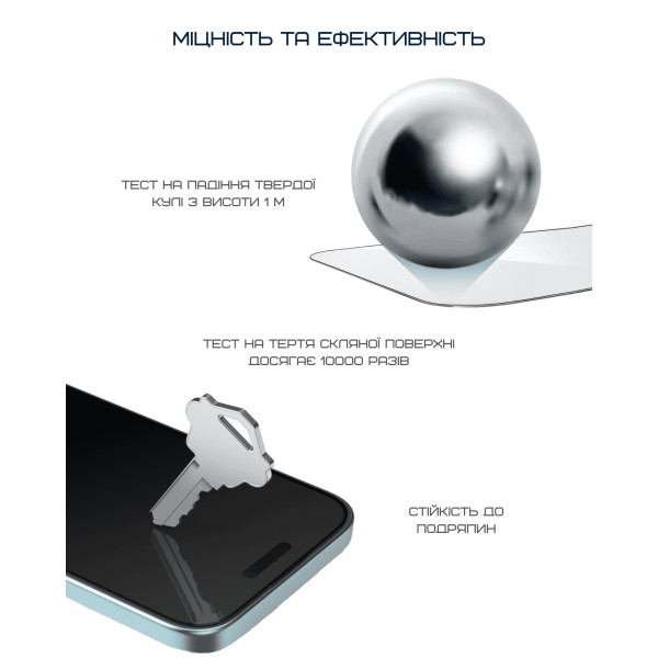 Фото - Защитное стекло для смартфона Anank 2.5D Anti-Crack Glass for iPhone 16 Pro Max (2003210)