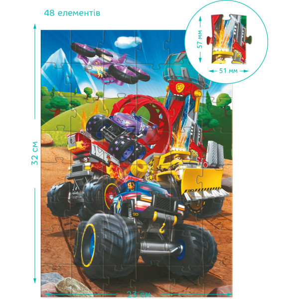 Фото - Пазлы (3-4 года) Dodo Paw Patrol. Rescue Wheels (48 елем.) (200524)
