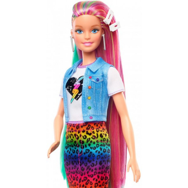 Фото - Кукла Barbie "Радужный леопард"  (GRN81)