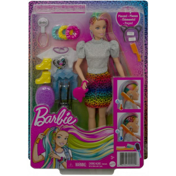 Фото - Кукла Barbie "Радужный леопард"  (GRN81)