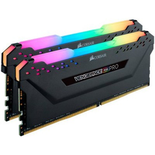 Фото - Память DDR Corsair Vengeance RGB PRO 16GB (2x8) DDR4 3200MHz (CMW16GX4M2Z3200C16)