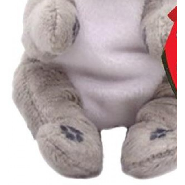 Фото - Мягкая игрушка животное TY Beanie Bellies 43111 Серый пес "WILFRED" 12см (43111)