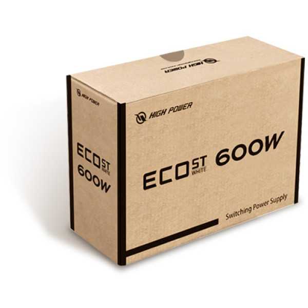 Фото - Блок питания для ПК HighPower 600W White (HPE-600ST-W12S)