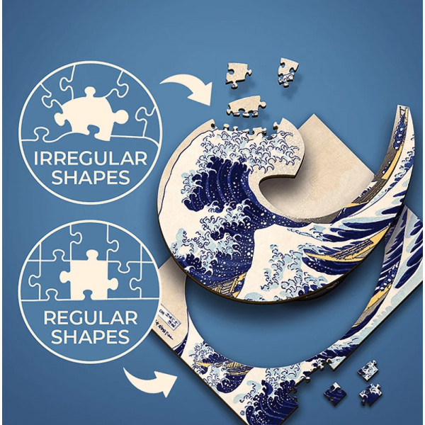 Фото - Пазлы (5-7 лет) Trefl Большая волна в Канагаве – Хокусай Кацусика 200 элм. (20250)