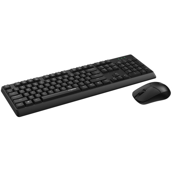 Фото - Клавиатура+мышь беспроводная Rapoo X1500 Black