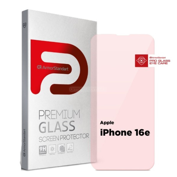 Фото - Защитное стекло для смартфона Armorstandart Pro Eye Care for Apple iPhone 16e (ARM84543)