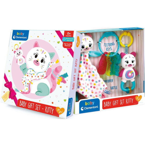 Фото - Погремушка Clementoni Подарочный набор игрушек Kitty (17805)