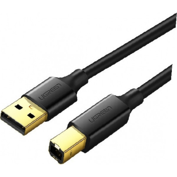 Фото - Кабель USB type A - USB type A UGREEN US135 USB-A 2.0 - USB-B 2.0 Cable, 2 m Black (20847)