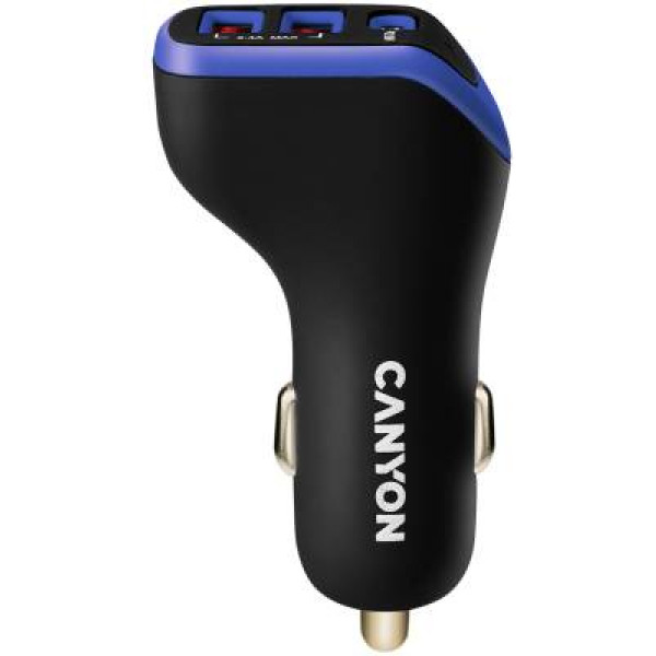 Фото - Автомобильное зарядное устройство Canyon Universal 3xUSB (CNE-CCA08PU)