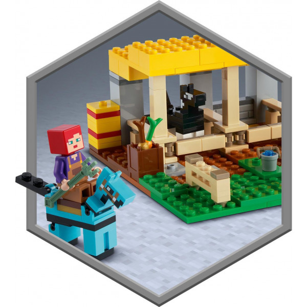 Фото - Конструктор LEGO Minecraft Конюшня (21171)