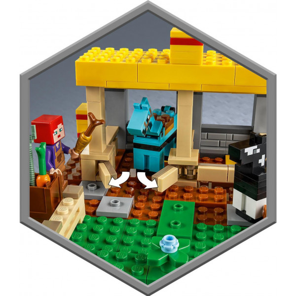 Фото - Конструктор LEGO Minecraft Конюшня (21171)